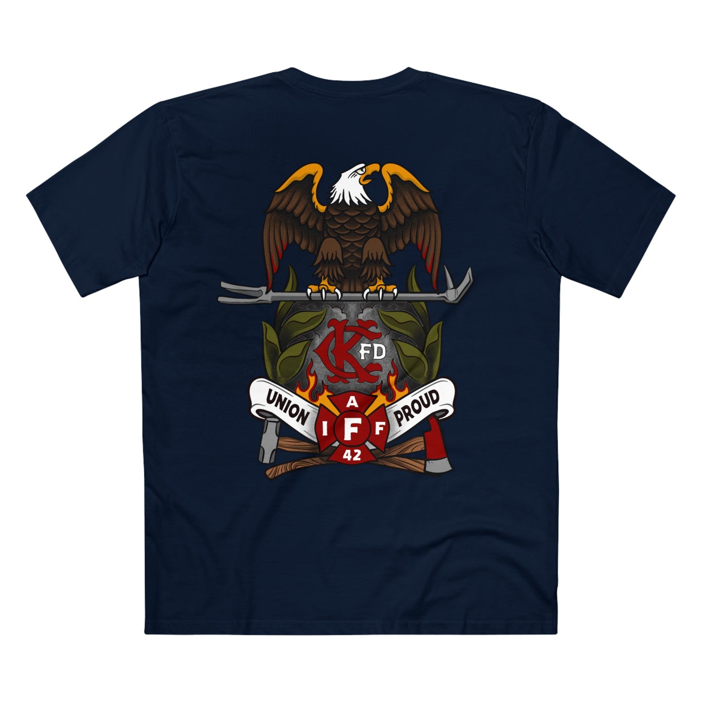 KCFD Union Proud Eagle tee