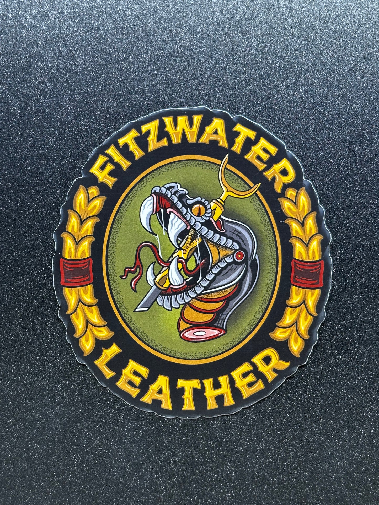 Swivel Knife Snake Sticker