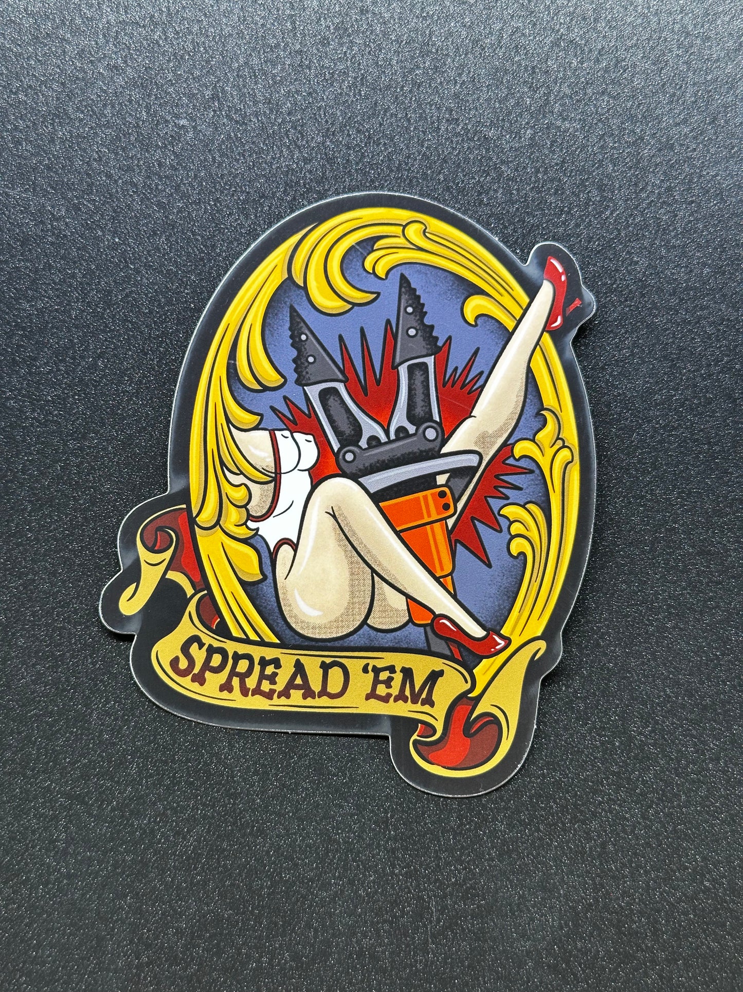 Spread 'Em Sticker
