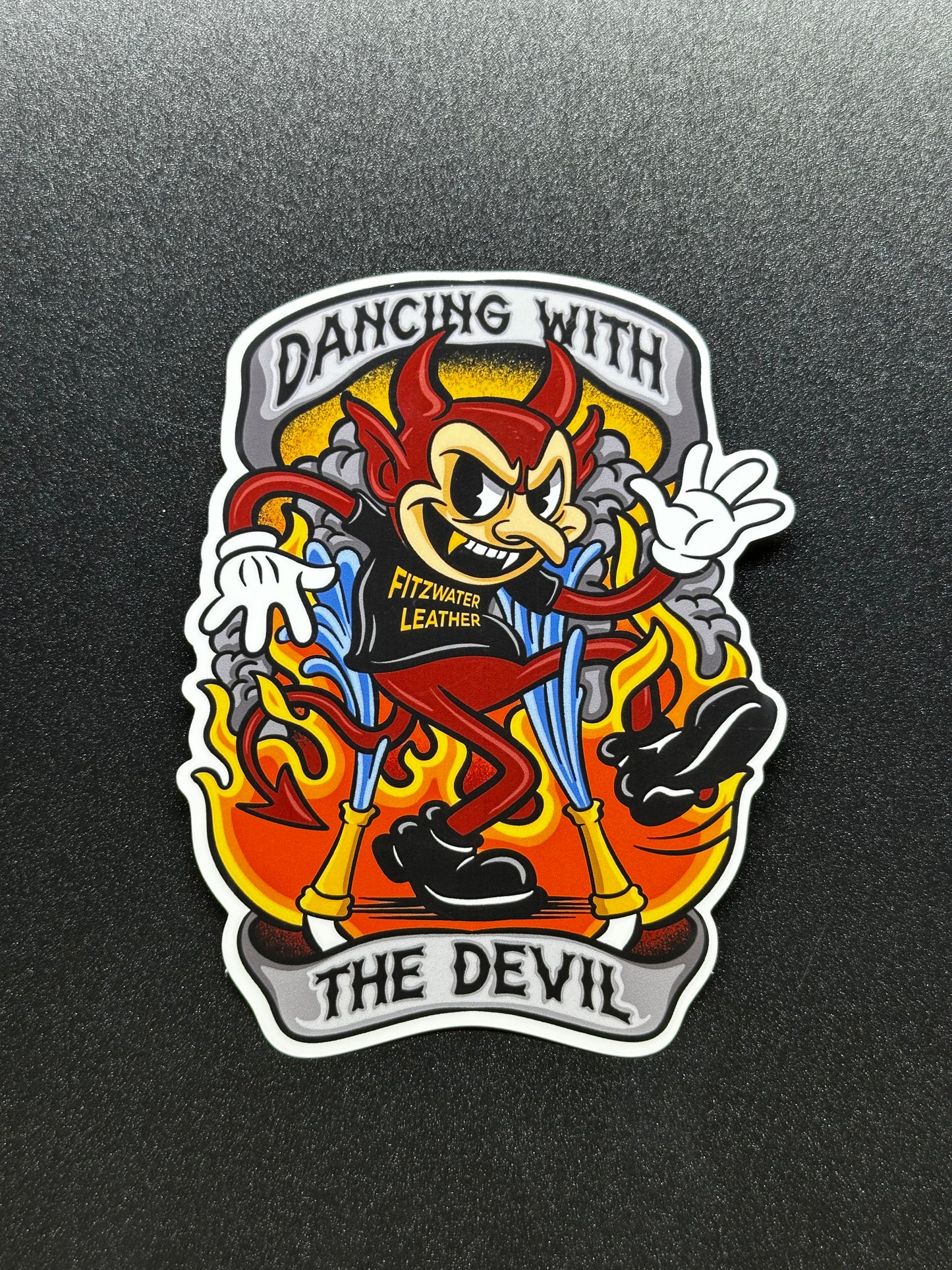 Dancing with the Devil Sticker