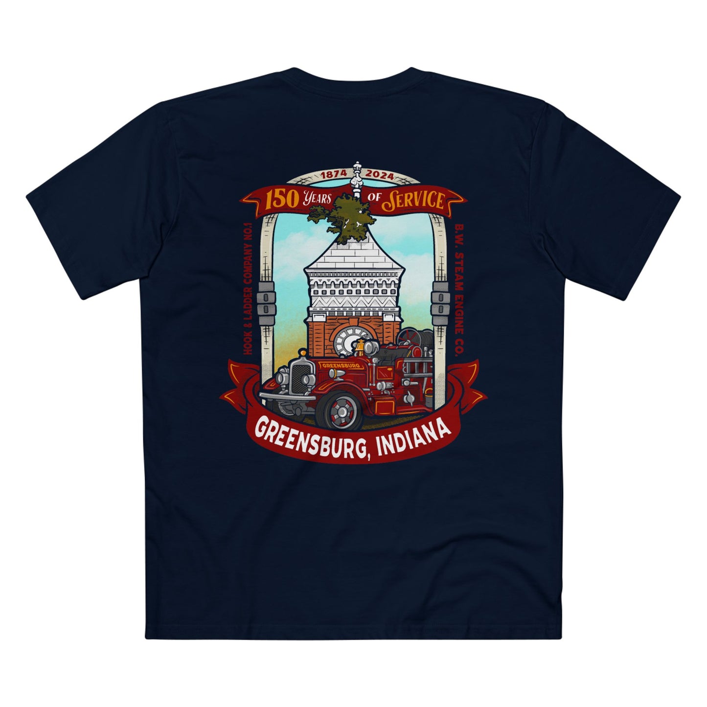 Greensburg Indiana FD Anniversary Tee