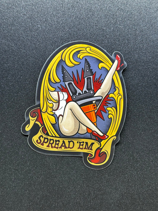 Spread 'Em Sticker