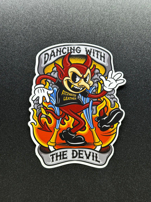 Dancing with the Devil Sticker