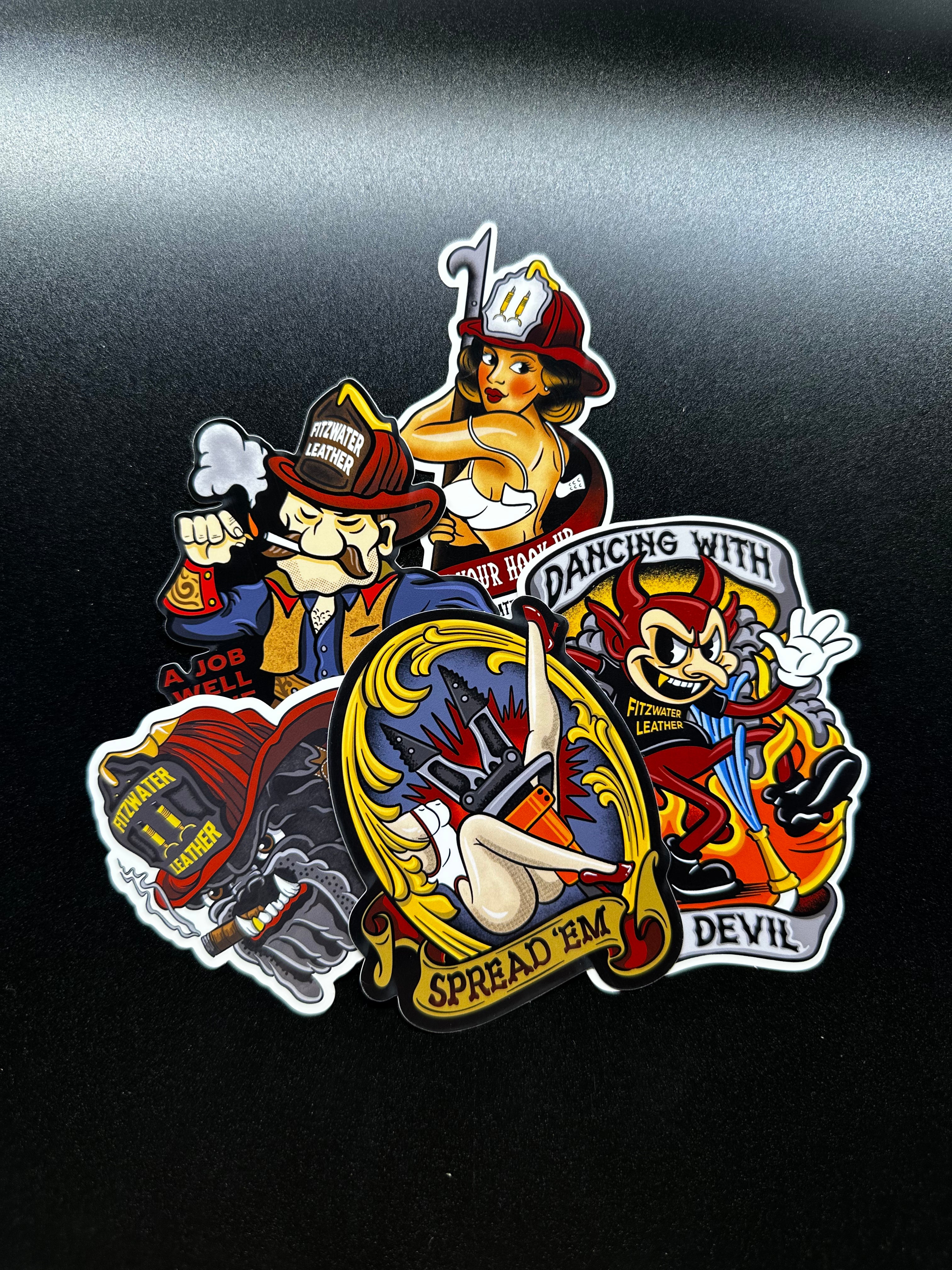 The Jobtown Sticker Pack – Fitzwater Leather